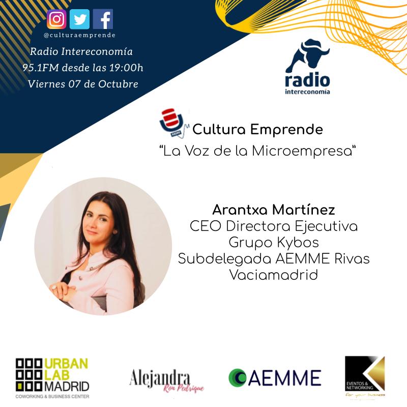En este momento estás viendo Entrevista «La Voz de la Microempresa» Arantxa Martínez en Cultura Emprende